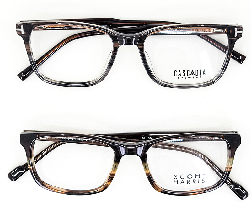 Cascadia Eyewear vs. Scott Harris Comparison